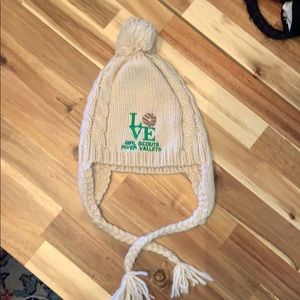 Girl Scout Beanie with ties